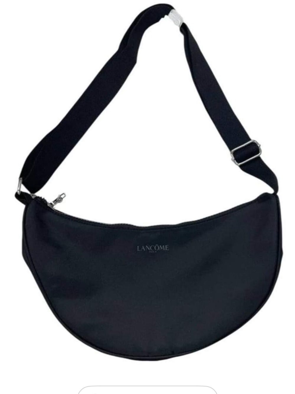 Lancome Black Crescent Crossbody Bag